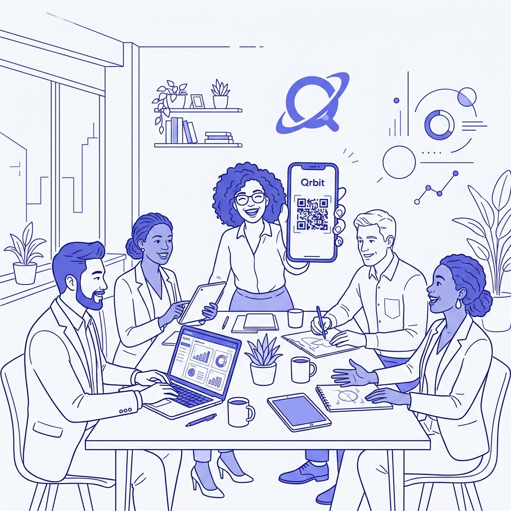 Qrbit SaaS Illustration